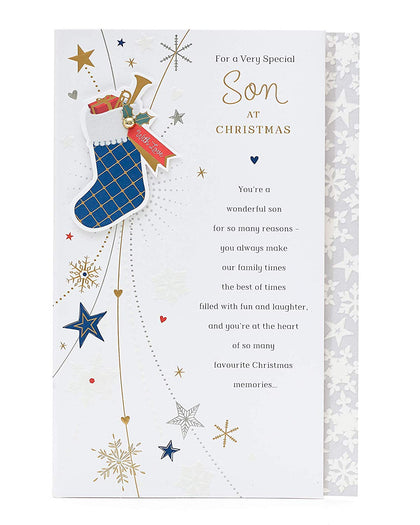 Son Christmas Card Lovely Words