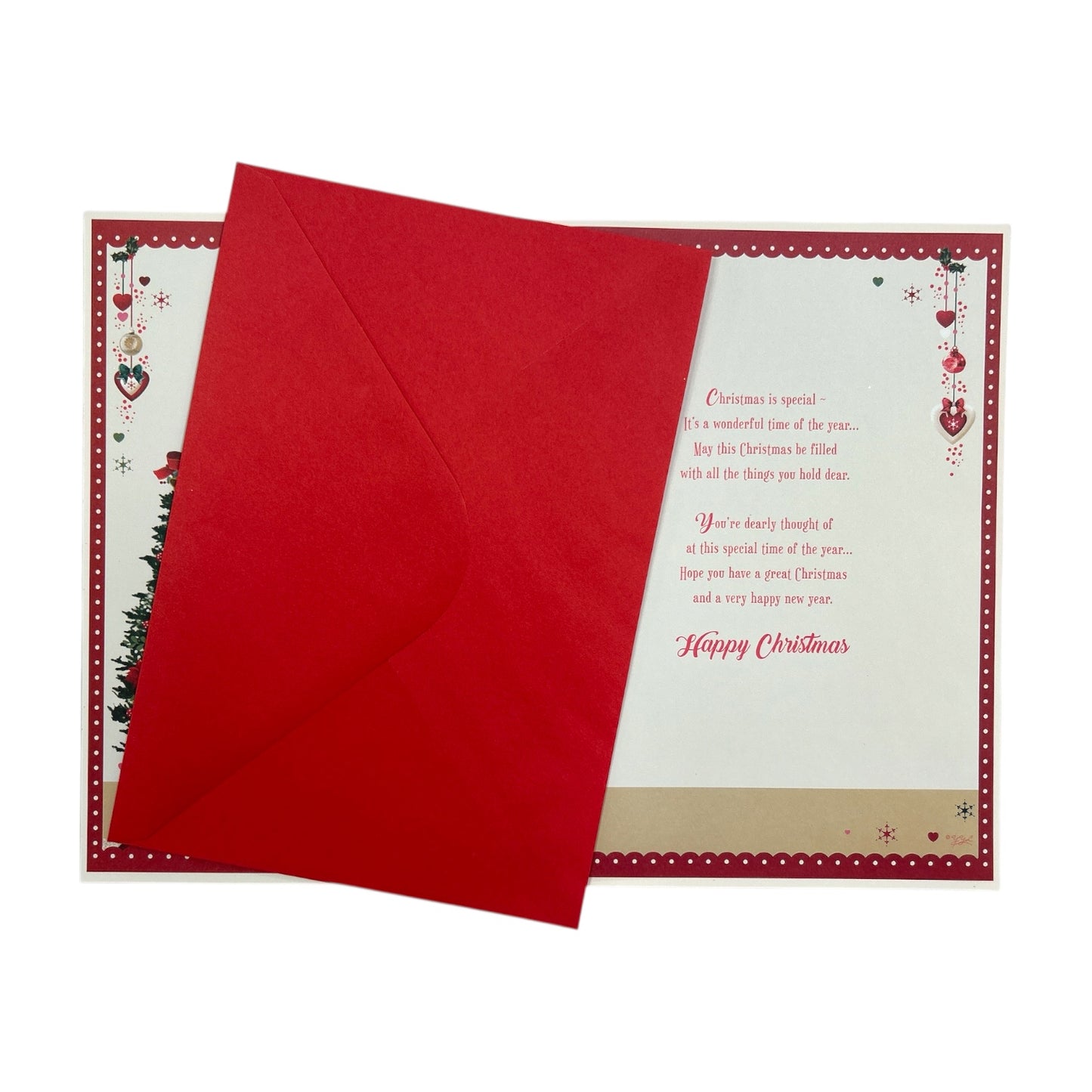 To Both of You Beautiful Couple Enjoying Fireworks Design Christmas Card