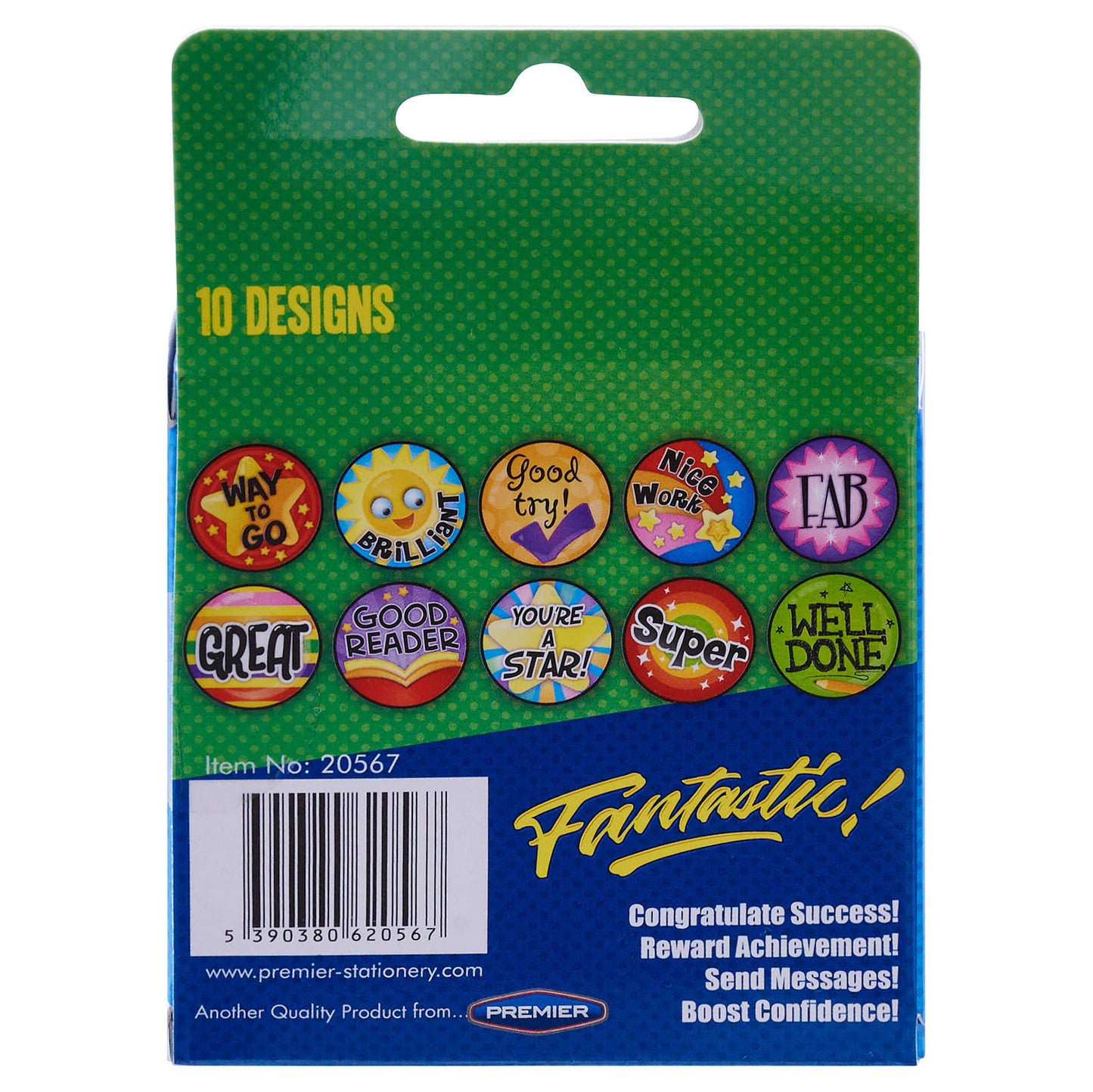 Roll of 200 Stickers Reward by Cleaver Kidz