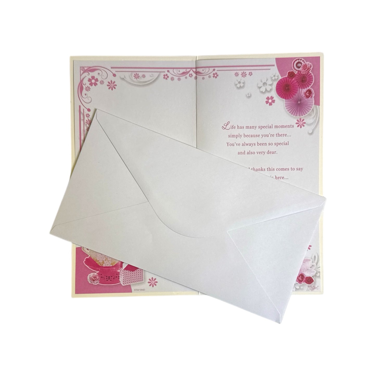 Especially For You Floral Tea Pot Sentimental Design Mother's Day Card