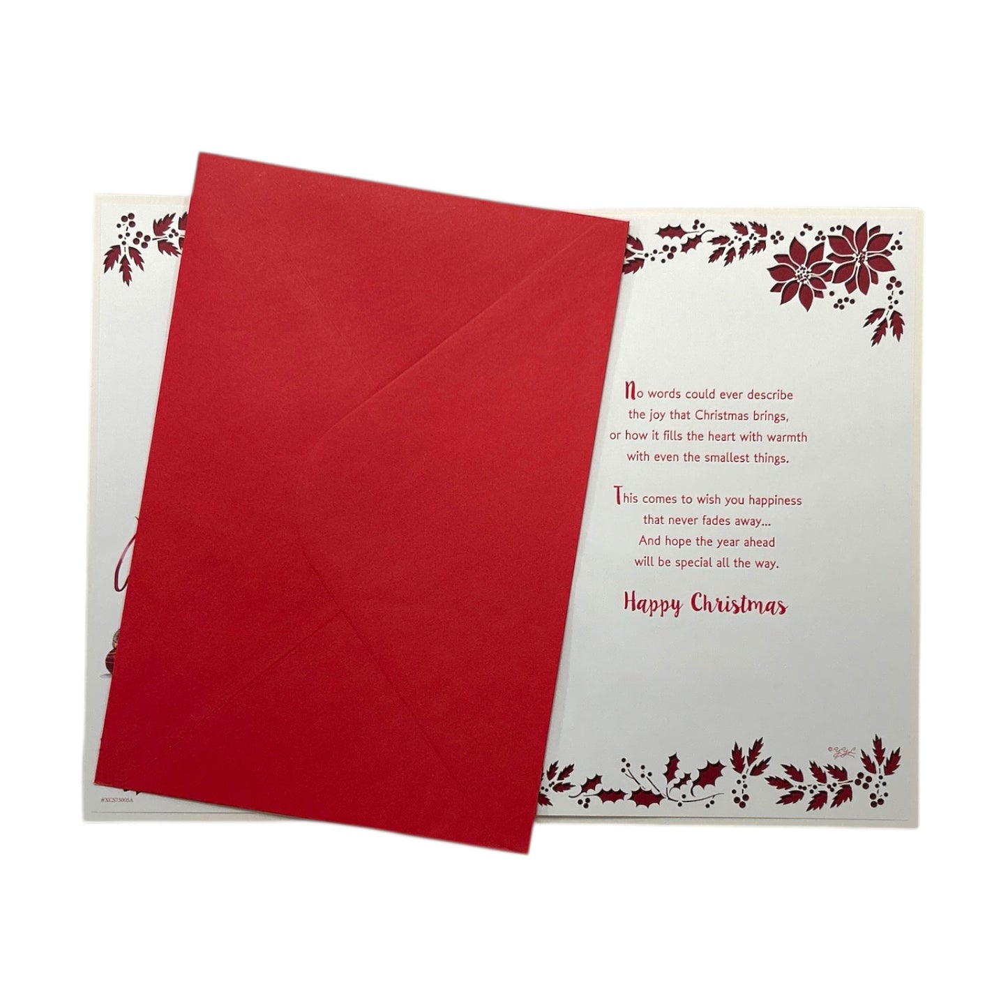 With Love To My Partner Festive Champagne & Ornaments Christmas Card