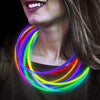 Pack of 10 22" Assorted Colors Glow Necklaces