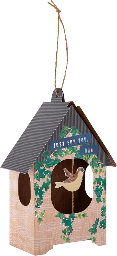 3D & Pop Up Birdhouse Design Keepsake Dad Father's Day Card