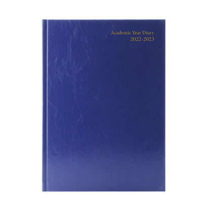 2023-2024 A4 Week to View Blue Academic Diary