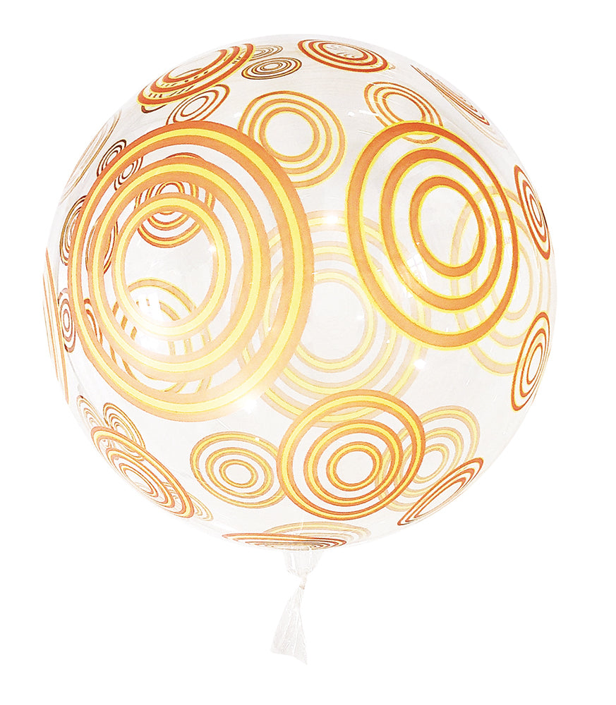 Pack of 5 Gold Swirly 18" Vortex Balloons