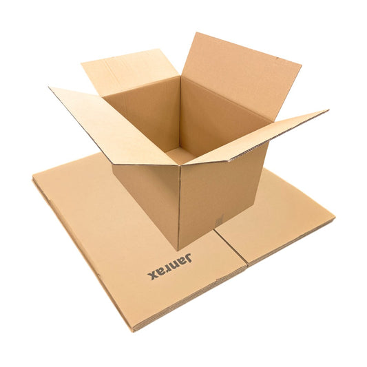Pack of 10 Cardboard Packing Boxes 61x45.7x45.7cm — 5mm Corrugated Double Wall Flute