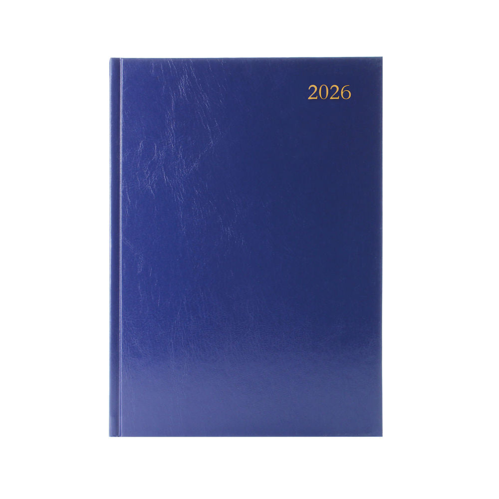 2026 A4 Day Per Page Blue Appointments Diary kfa41abu26
