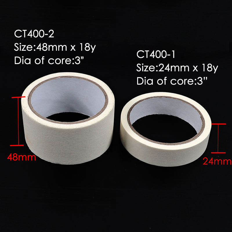 Pack of 6 Masking Tape 24mm x 18 yards 