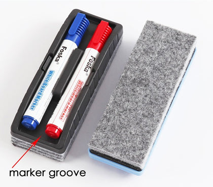 EVA Dry Erase Whiteboard Eraser with Pen Holder