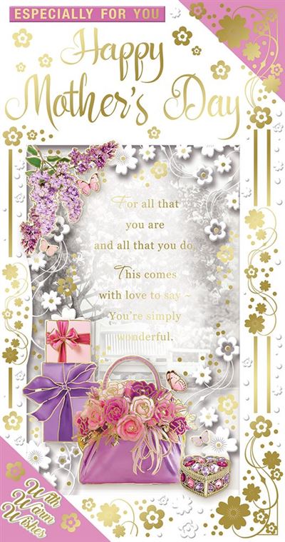 Especially For You Sentimental Verse Mother's Day Card