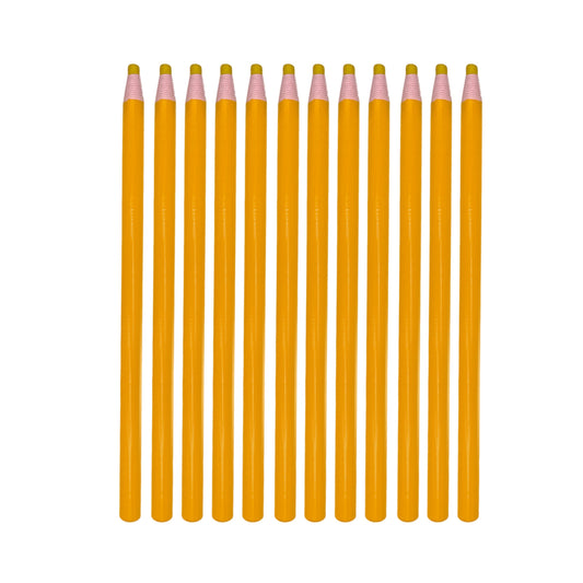 Pack of 12 Yellow Chinagraph Pencils