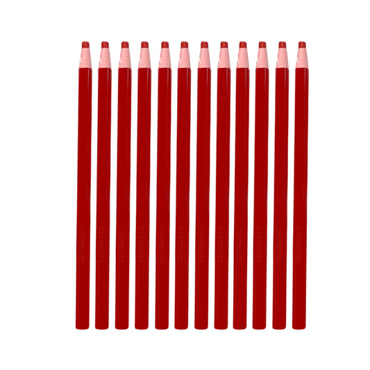 Pack of 12 Red Chinagraph Pencils
