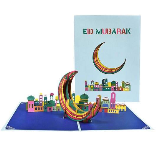 Eid Mubarak 3D Pop Up Greeting Card