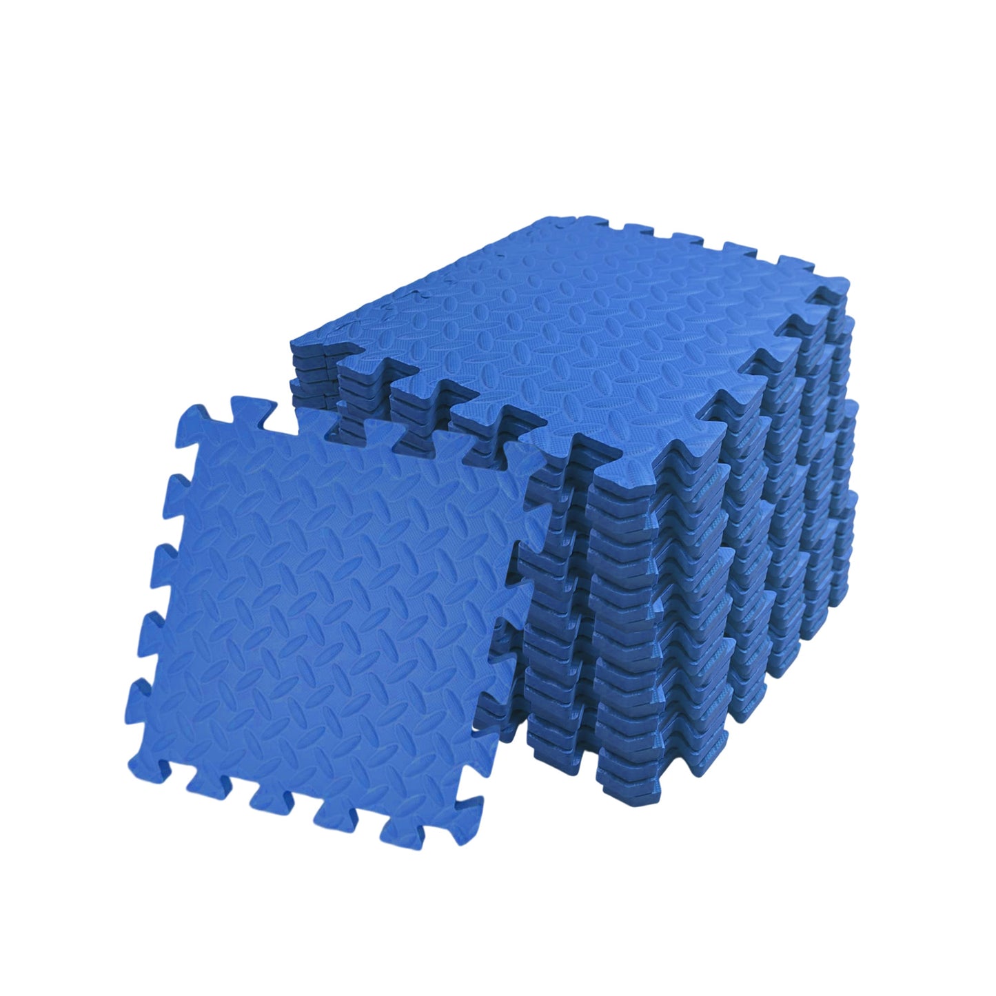Pack of 4 30x30cm Dark Blue Coloured 1cm Thick EVA Foam Mats