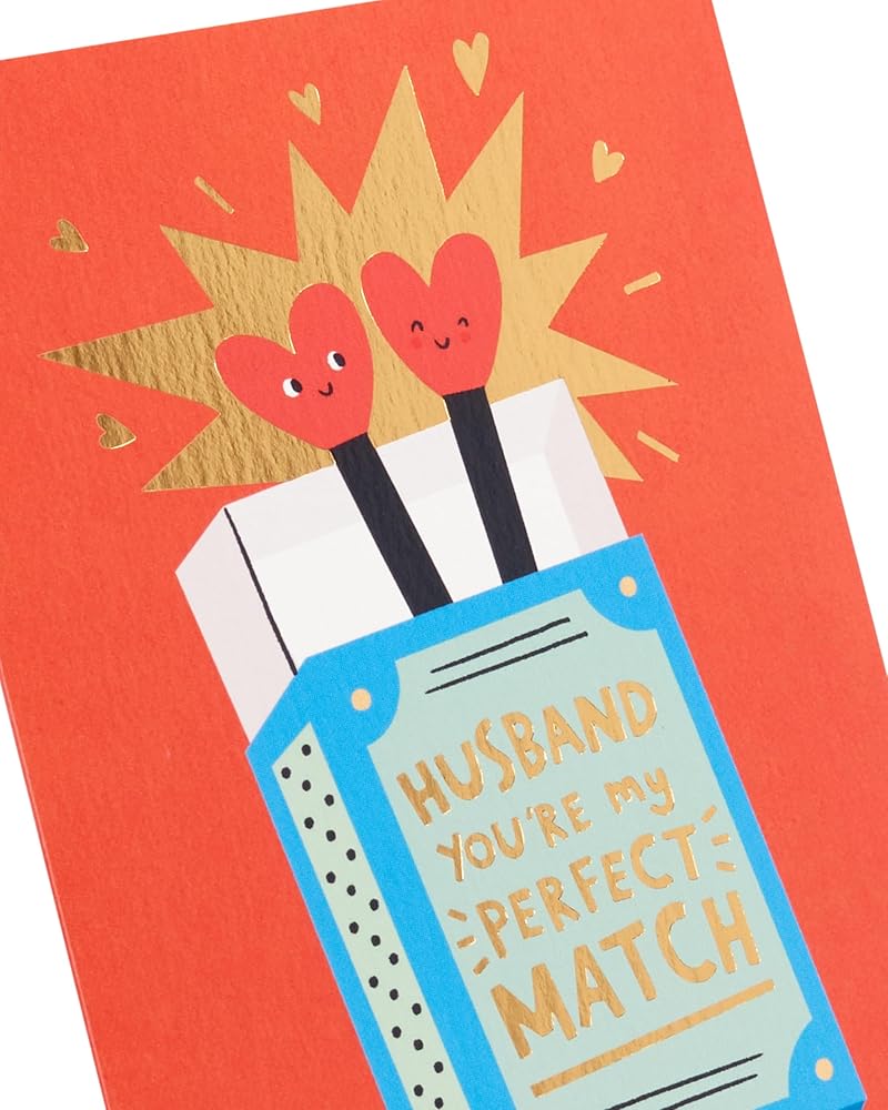 Perfect Match Design Husband Anniversary Card