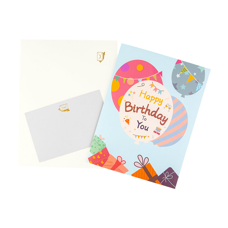 Balloon Bliss Sprinkle Joy 3D Pop Up Birthday Card