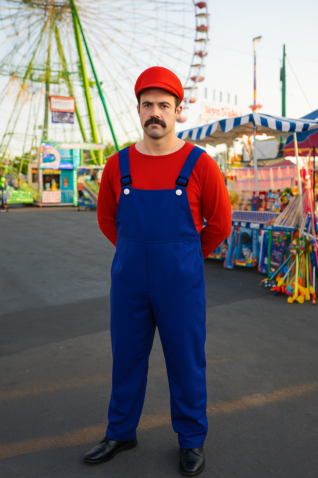 Adult Super Workman Fancy Dress Costume