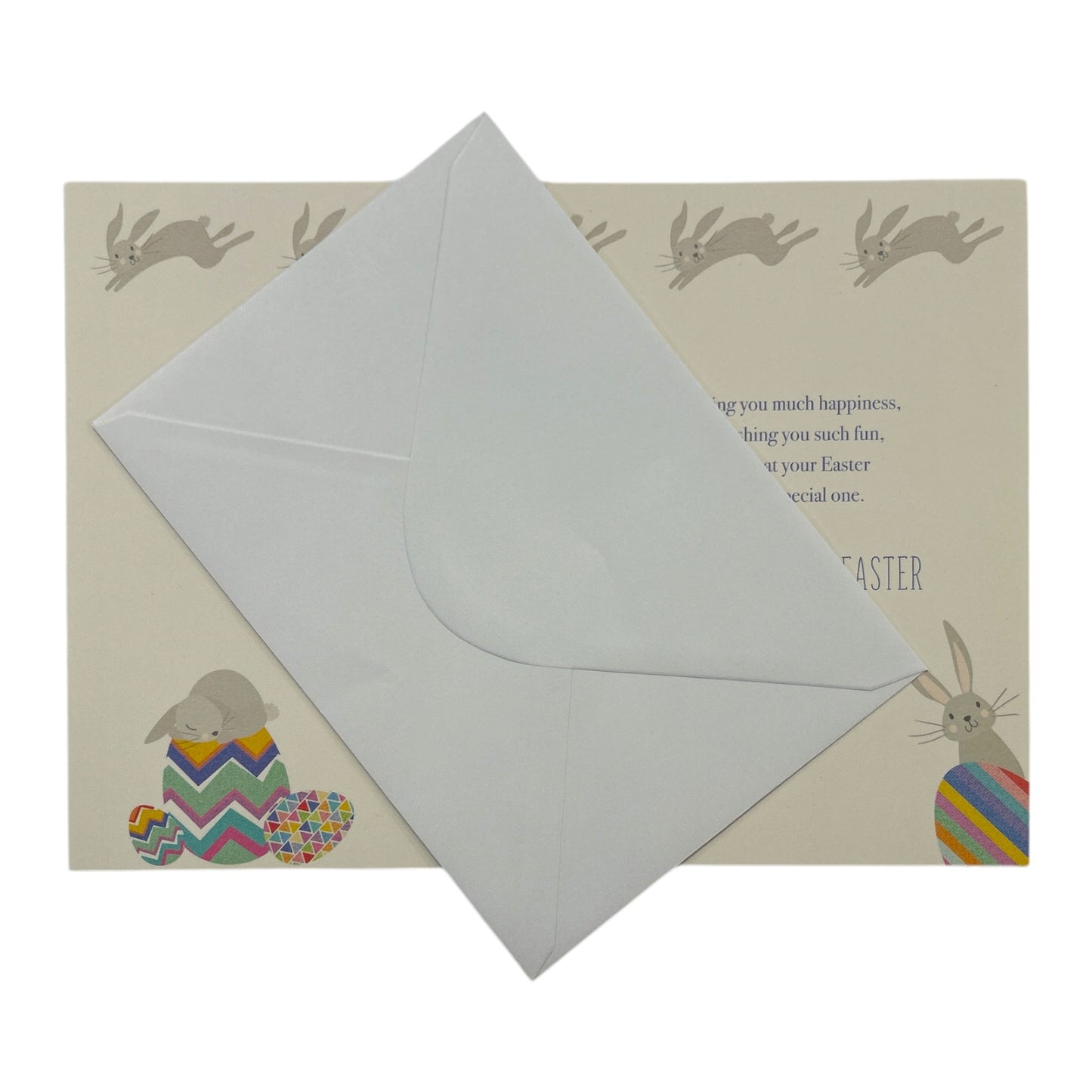 For Nephew Multicoloured Eggs Pattern Design Easter Card