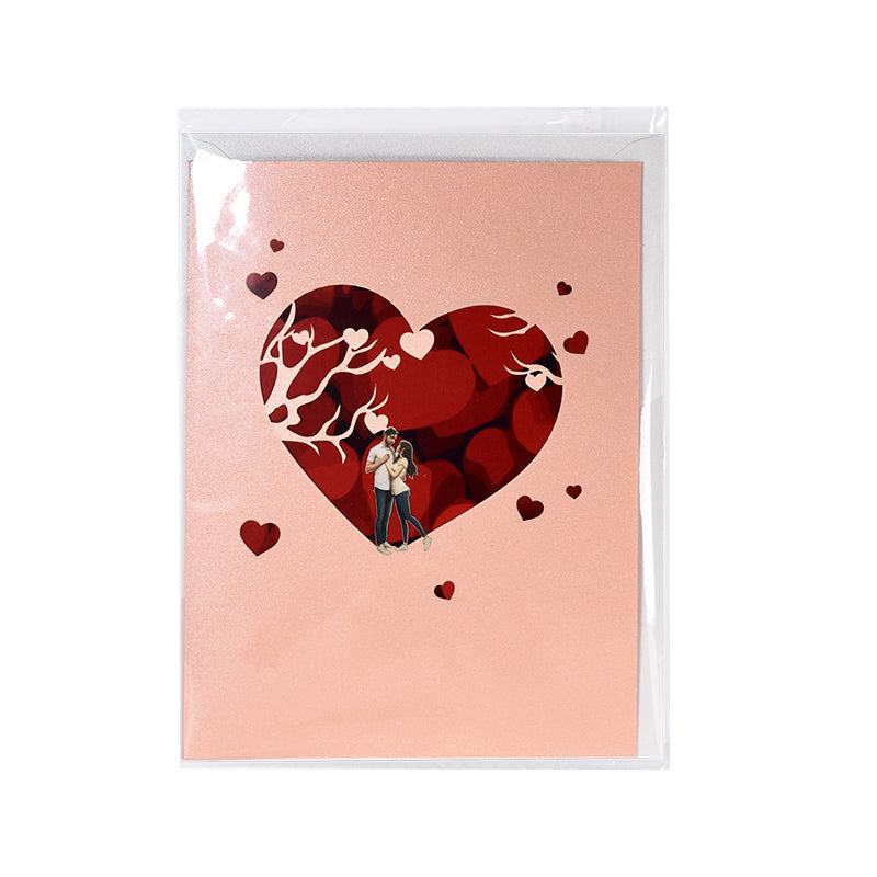 Heart Tree 3D Pop Up Greeting Card