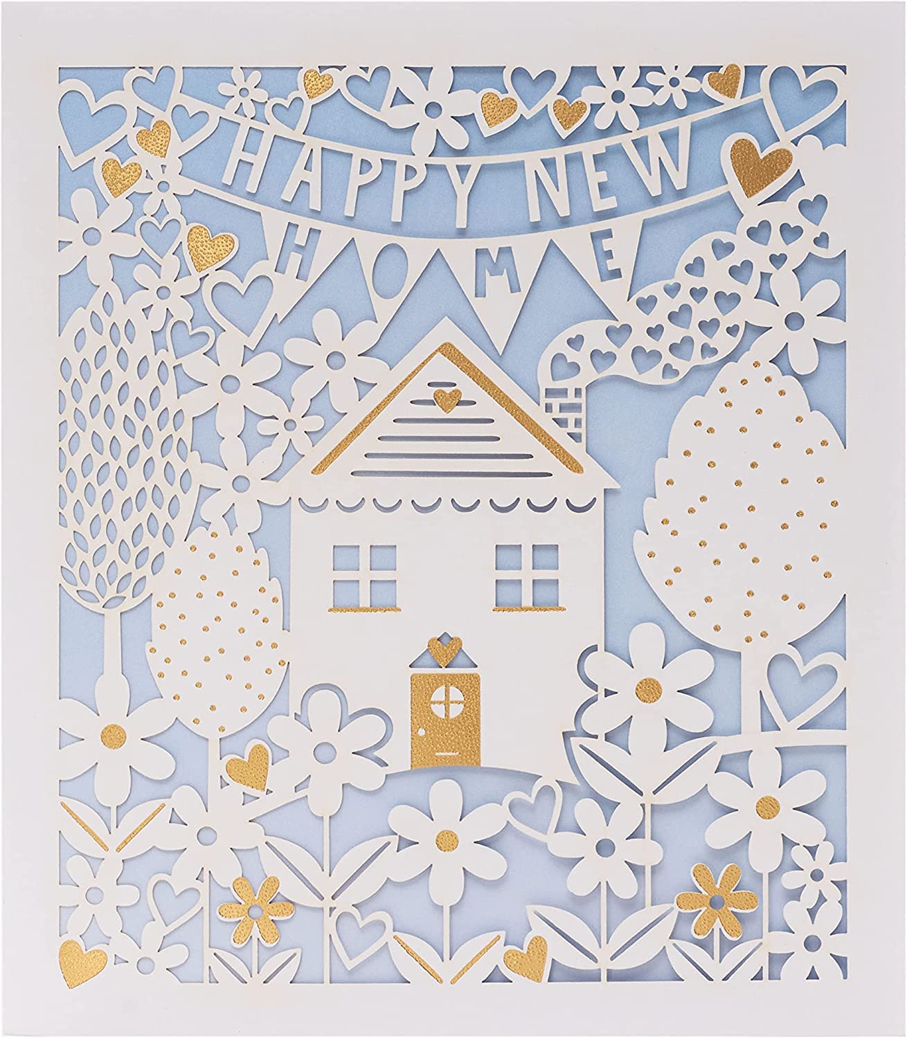 New Home Luxury Laser Cut Congratulations Card