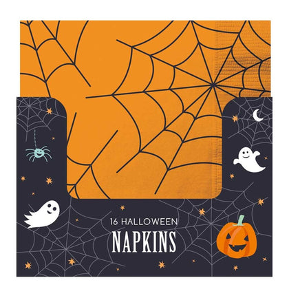 Pack of 16 Halloween Design Napkins