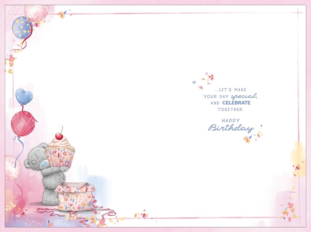 Bear Unwrapping Gift Wonderful Sister Birthday Card