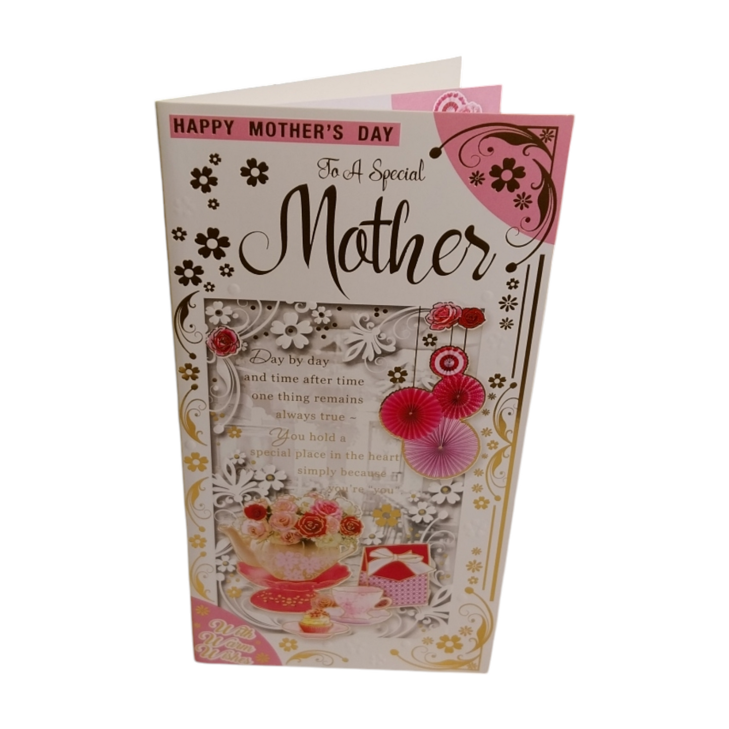 To A Special Mother Floral Tea Pot Sentimental Design Mother's Day Card