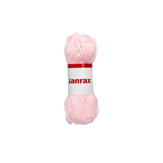 Pastel Pink Acrylic Yarn Roll – 10g, 4 Strand 8 Ply Knitting Wool