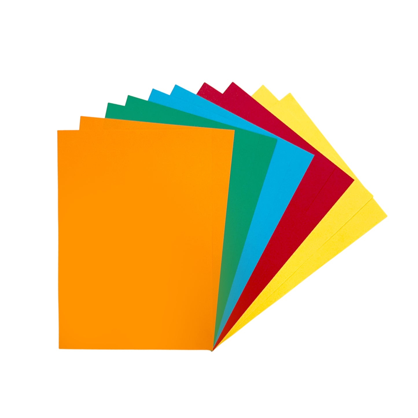 Pack of 1000 A5 Assorted Primary Coloured Paper 75gsm Sheets
