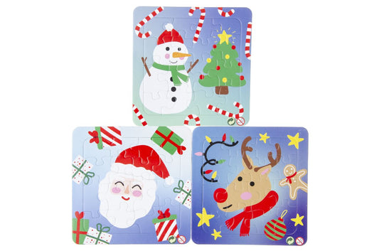Pack of 12 Christmas Mini Puzzle Games