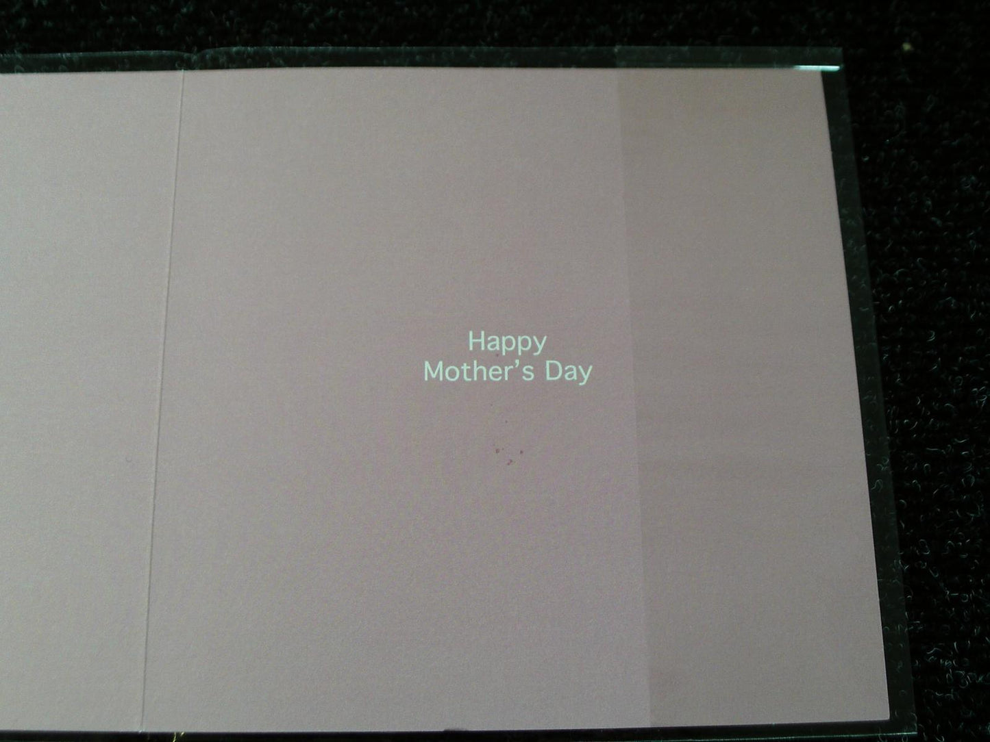 Wonderful Mum Lovely Peach Roses 3D Holographic Mother's Day New Card {DC}