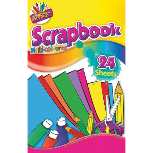 24 Sheets Multi Colour Scrap Book