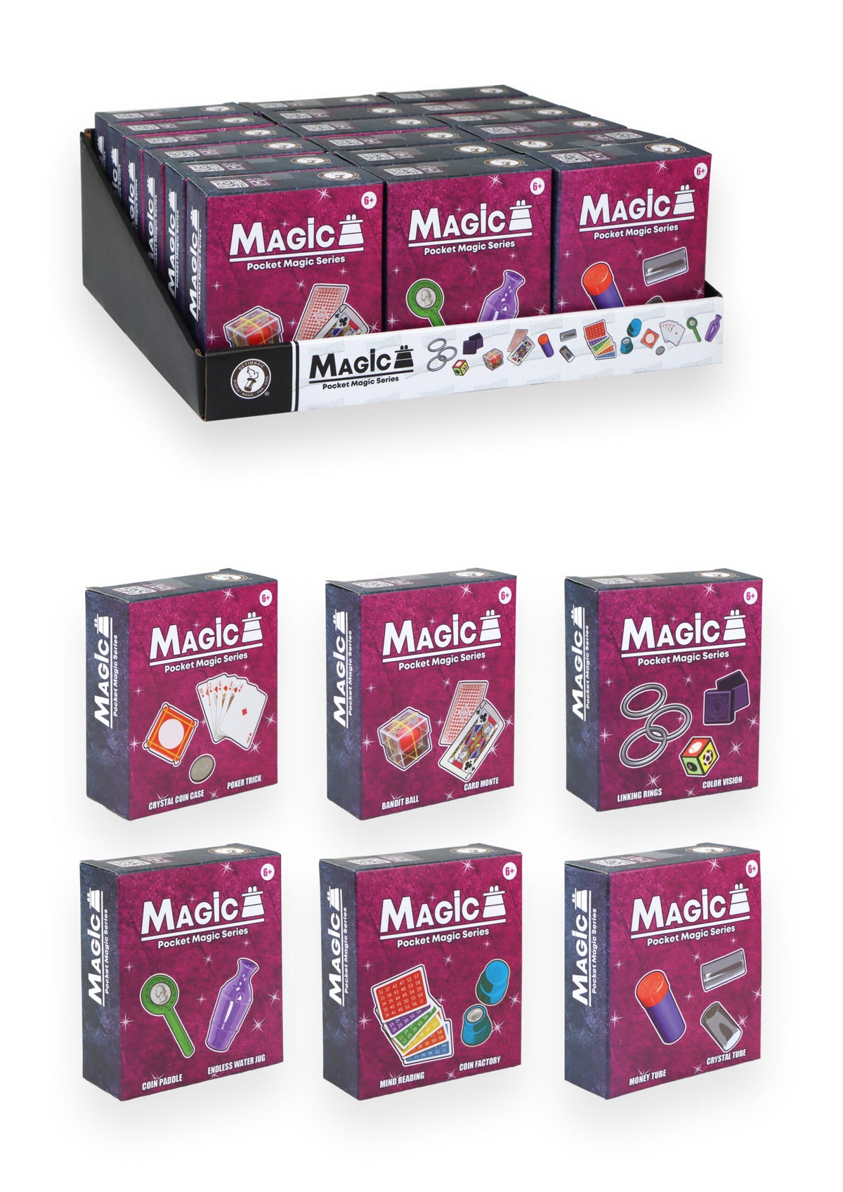 Christmas Pocket Magic Set with 3 Tricks - Party Favours Stocking Fillers