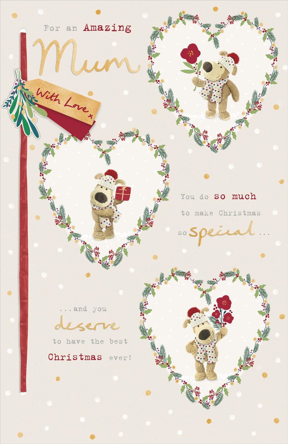Boofle Storyboard Mum Christmas Card