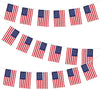 USA Rectangular Bunting 10m with 20 Flags