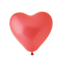 Pack of 5 Heart Shaped Latex Balloons