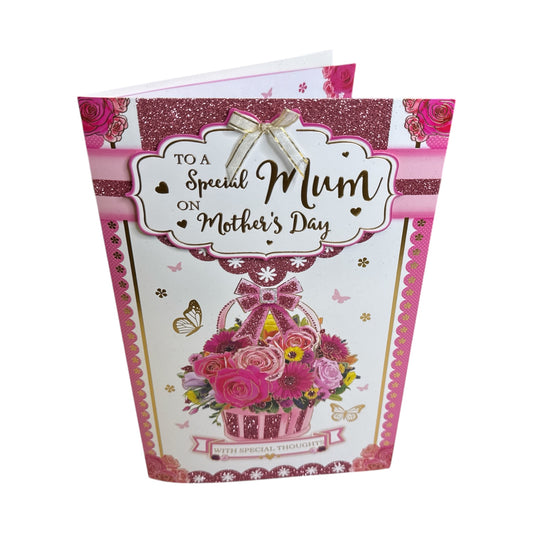 To A Special Mum Traditional Flower Bouquet Mother's Day Boxed Card