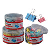 Pack of 60 15mm Assorted Colour Fold Back Binder Clips