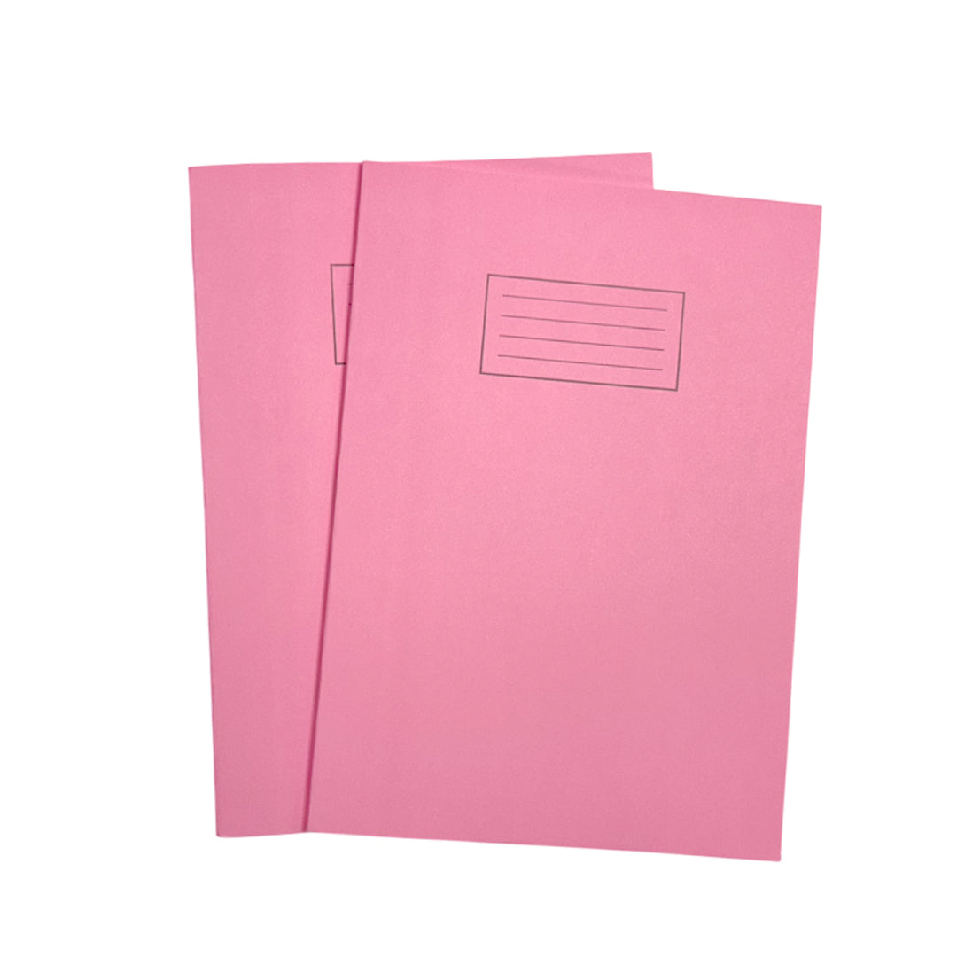 Janrax A4 Pink 80 Pages Feint and Ruled Exercise Book