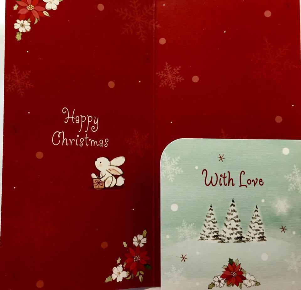 NIECE - CUTE TRADITIONAL CHRISTMAS MONEY WALLET GIFT PRESENT CARD 
