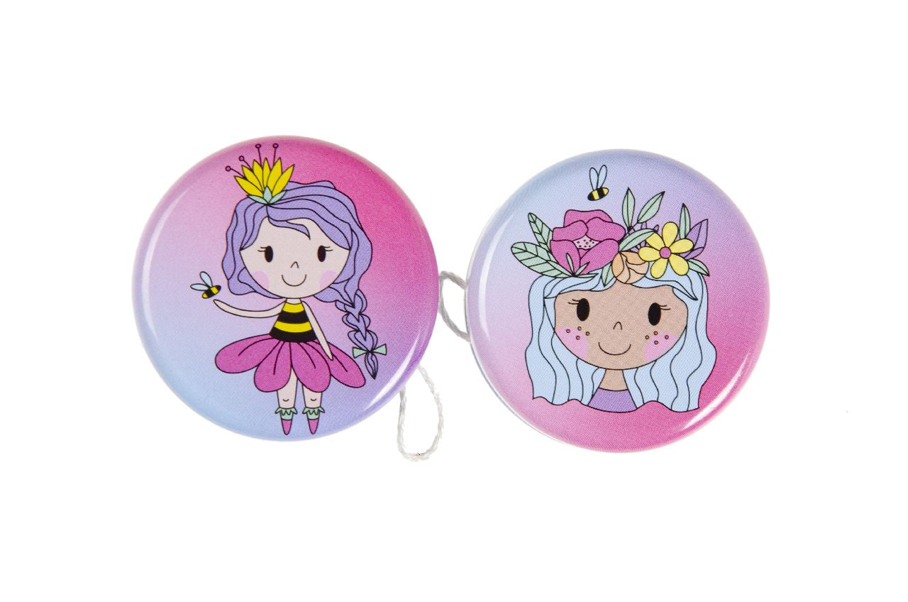 Pack of 24 Metal Yo-Yo Princess Return Tops