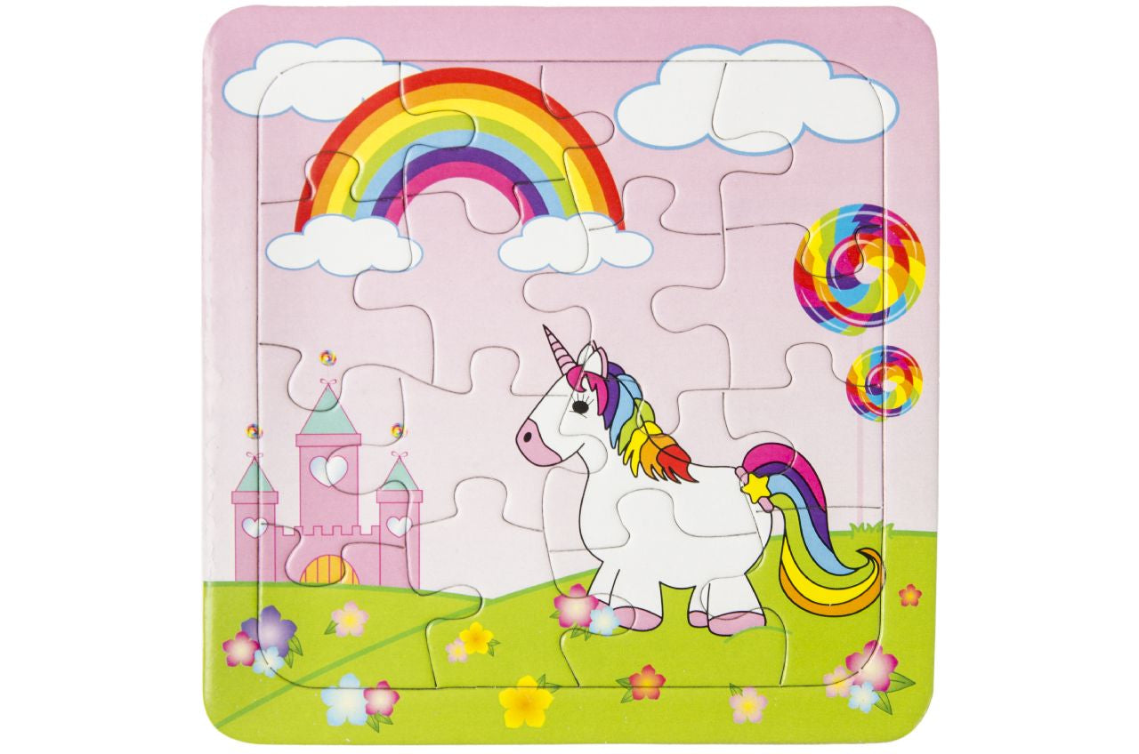 Pack of 12 Unicorn Mini Puzzle Games