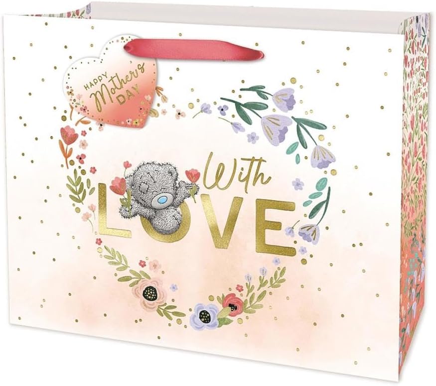 Bear Within Love Heart Mother's Day Large Gift Bag