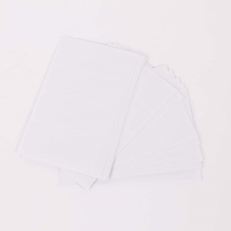 Pack of 100 White 70 x 25 mm Sticky Labels