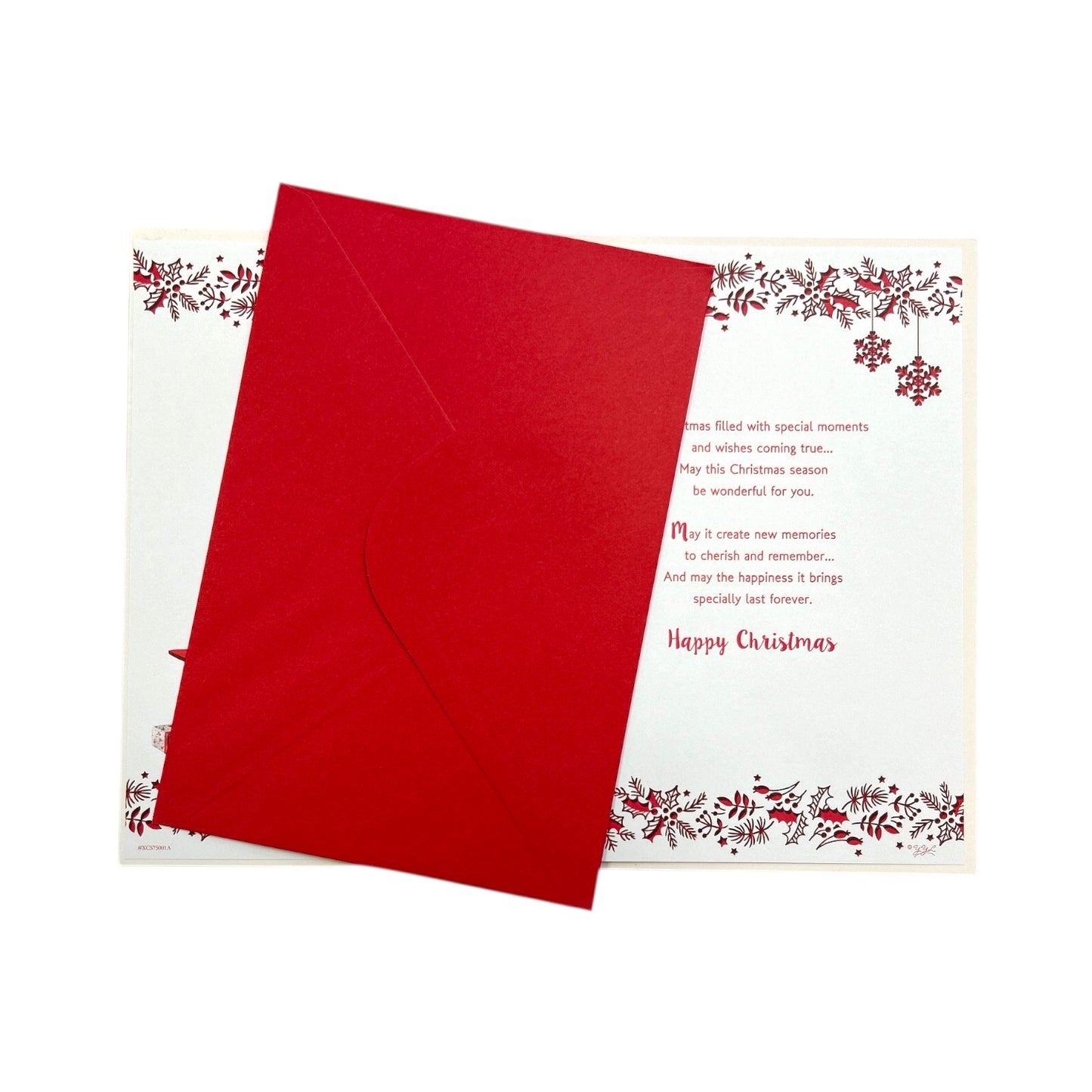 Santa Reading Book Design To Special Auntie and Uncle Christmas Card