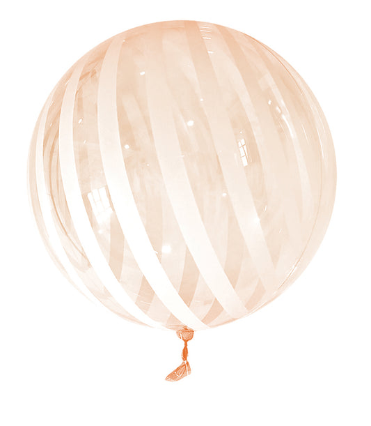 Pack of 10 Orange Striped 18" Vortex Balloons