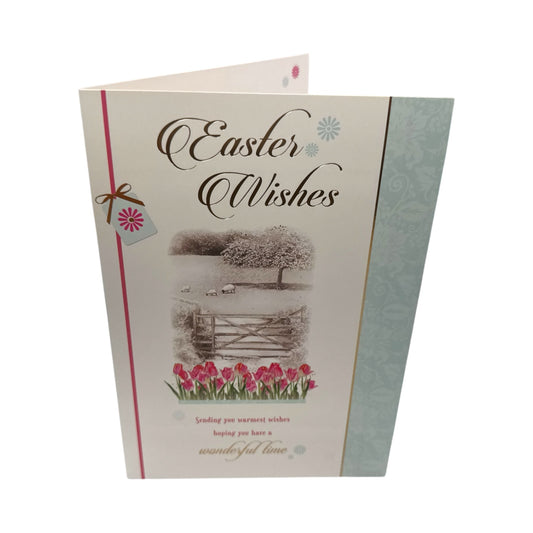 Wonderful Time Joy And Happiness Open Easter Card