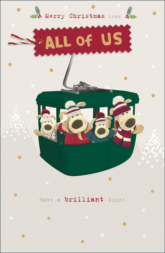 Boofles In Cable Car From All Of Us Christmas Card