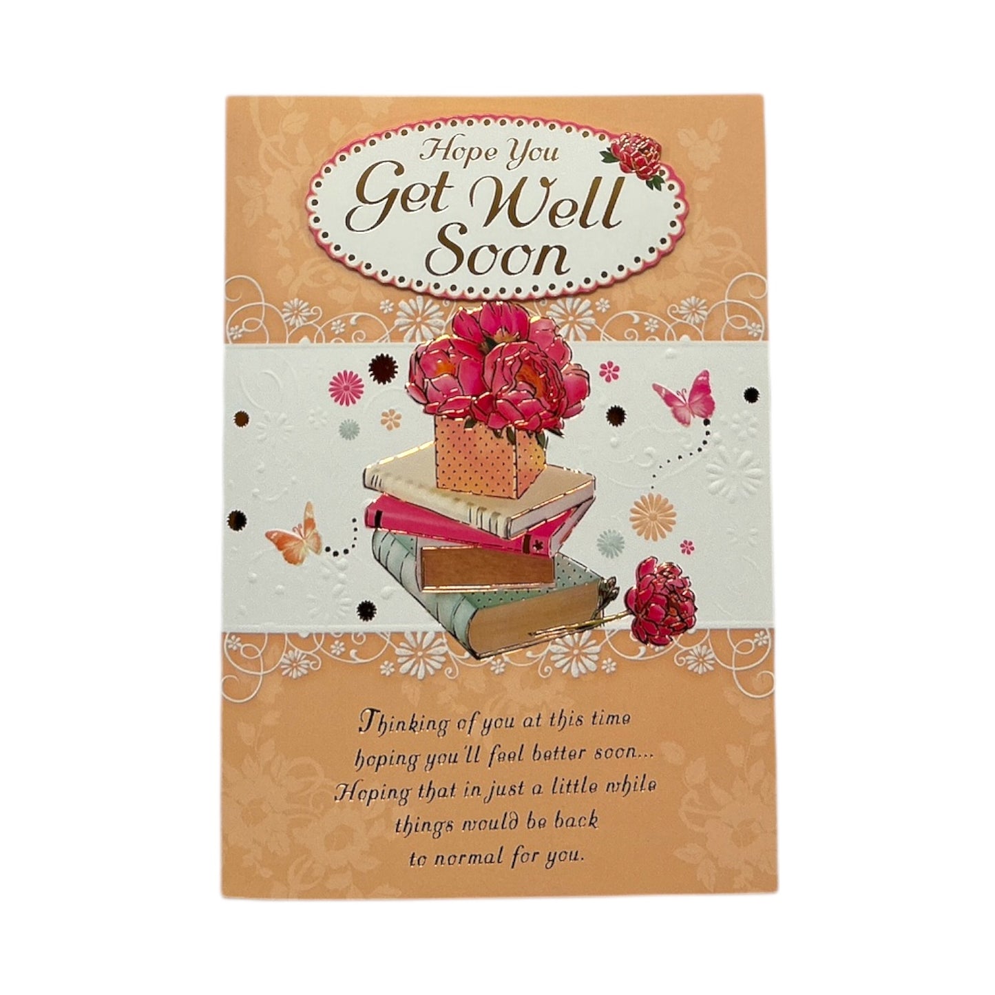 Hope You Get Well Soon Soft Whispers Card