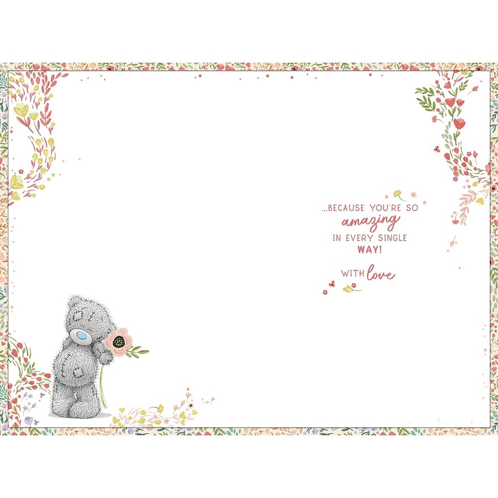 Bears And Pink Flower Storyboard Mother's Day Card